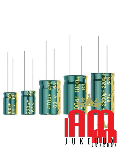 Condensatore elettrolitico in alluminio basso ESR 100 uf 25 V [product.brand] 1 - Shop I'm Jukebox 