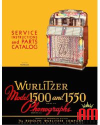 WURLITZER Jukebox manual in downloadable high definition pdf. Models 1500 and 1550 (1952) Wurlitzer 1 - Shop I'm Jukebox 