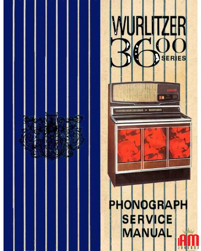 Manuale Jukebox WURLITZER in pdf ad alta definizione scaricabile. Modelli 3600, 3610 e 3660 'Super Star' (1972) Wurlitzer 1 - Sh