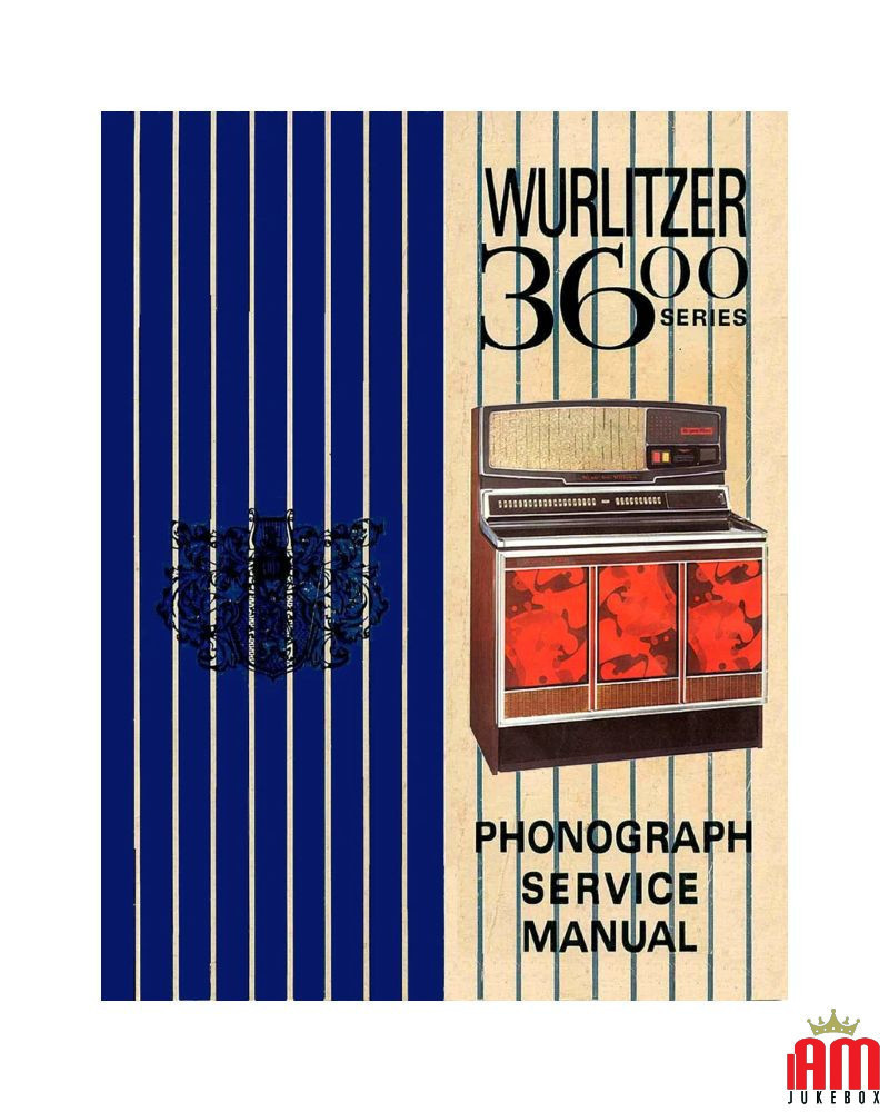 Manuale Jukebox WURLITZER in pdf ad alta definizione scaricabile. Modelli 3600, 3610 e 3660 'Super Star' (1972) Wurlitzer 1 - Sh