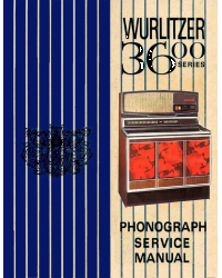 Manuale Jukebox WURLITZER in pdf ad alta definizione scaricabile. Modelli 3600, 3610 e 3660 'Super Star' (1972) Wurlitzer 1 - Sh