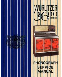 Manuel WURLITZER Jukebox en pdf téléchargeable haute définition. Modèles 3600, 3610 et 3660 « Super Star » (1972) Wurlitzer 1 - 