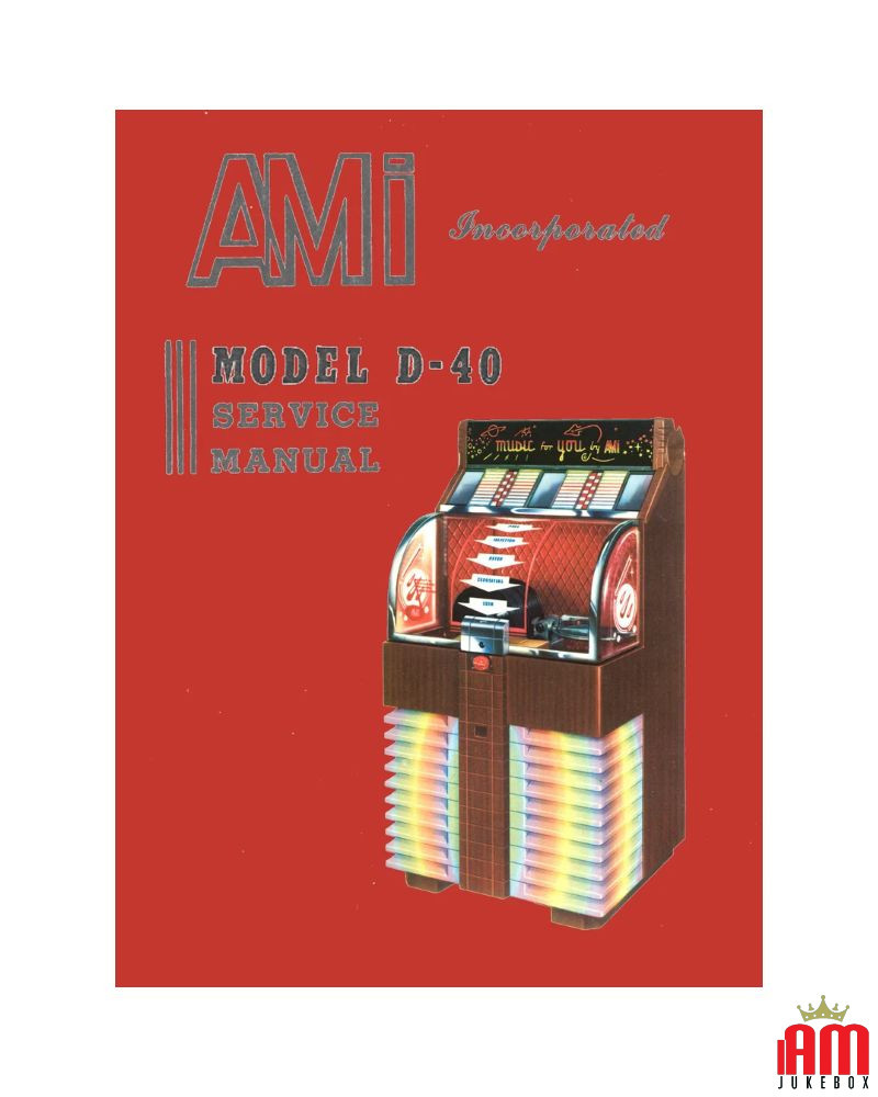 AMI Modèle D-40, D-80 (1951-52)​ Manuel et brochure PDF