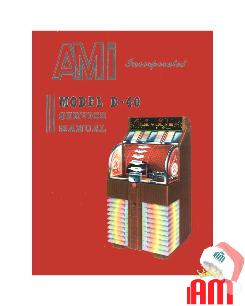 Italiano (Italian) Ami Rowe Manuale ami 80 d series 1951-52 1 Manuali jukebox 1 Shop I'm Jukebox iamjukebox.it 