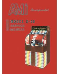 AMI Model D-40, D-80 (1951-52)​ Manual and PDF brochure Jukebox manuals Ami Rowe Condition: Rivisionata & testata [product.suppl