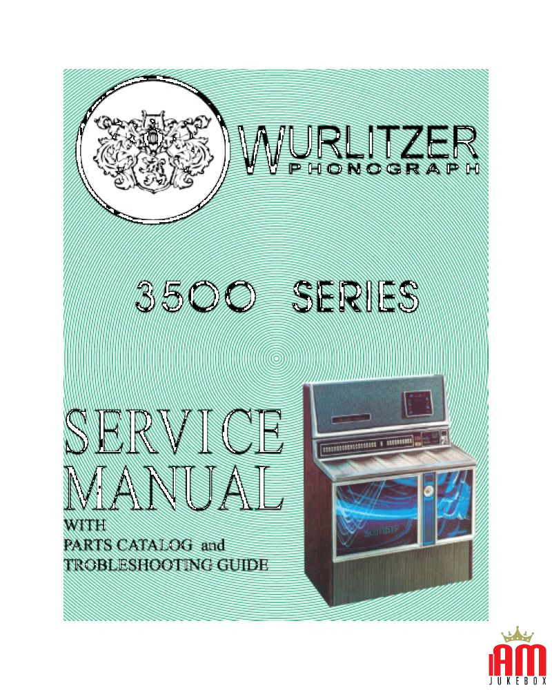 Handbuch auf Italienisch Jukebox WURLITZER i Modell 3500-3510-3560 ZODIAC (Jukebox) Wurlitzer 1 - Shop I'm Jukebox 