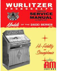 WURLITZER Jukebox-Handbuch in High Definition PDF herunterladen. 2600 Modelle Wurlitzer 1 - Shop I'm Jukebox 