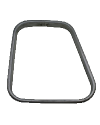 Left side aluminum glass retaining frames, Wurlitzer X11