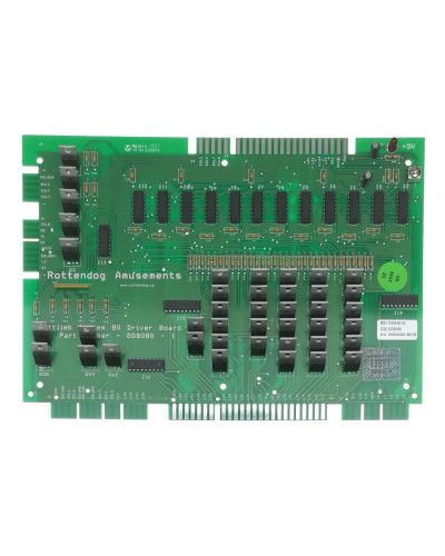 Nuovo Gottlieb Sistema 80 Autista Ricambio Board Da Rottendog GDB080. Spina N Schede Elettroniche Gottlieb Condizione: Nuovo [pr