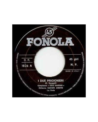 I Due Prigionieri [Mirella] - Vinyl 7", 45 RPM [product.brand] 1 - Shop I'm Jukebox 