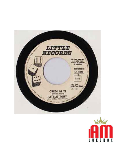 La Mano Del Signore [Little Tony] - Vinyl 7", 45 RPM, Jukebox, Stereo [product.brand] 1 - Shop I'm Jukebox 