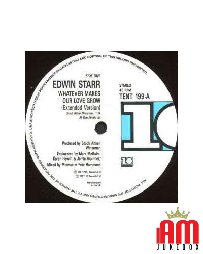 Whatever Makes Our Love Grow [Edwin Starr] - Vinyl 12", 45 RPM [product.brand] 1 - Shop I'm Jukebox 