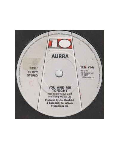 You And Me Tonight [Aurra] - Vinyl 7", Single, 45 RPM [product.brand] 1 - Shop I'm Jukebox 