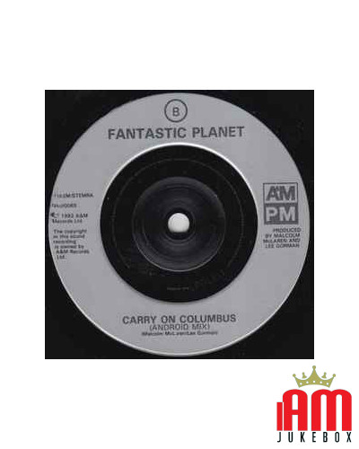 Carry On Columbus [Fantastic Planet] - Vinyl 7", 45 RPM, Single [product.brand] 1 - Shop I'm Jukebox 