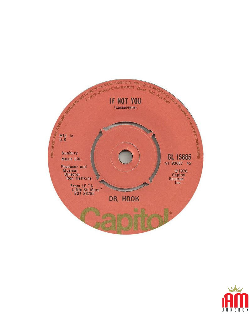 If Not You   Up On The Mountain [Dr. Hook] - Vinyl 7", 45 RPM, Single