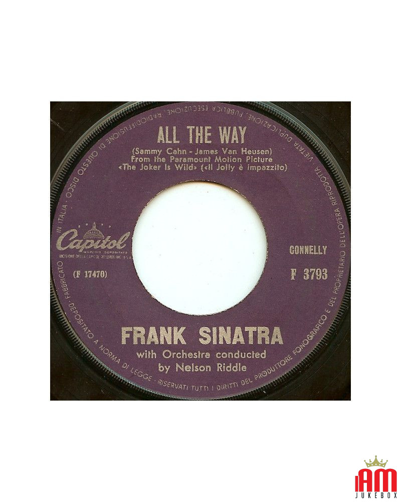 All The Way   Chicago [Frank Sinatra] - Vinyl 7", 45 RPM