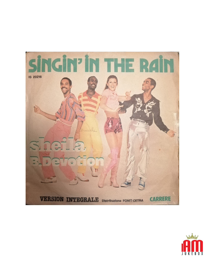 Singin' In The Rain [Sheila & B. Devotion] - Vinyl 7", 45 RPM [product.brand] 1 - Shop I'm Jukebox 