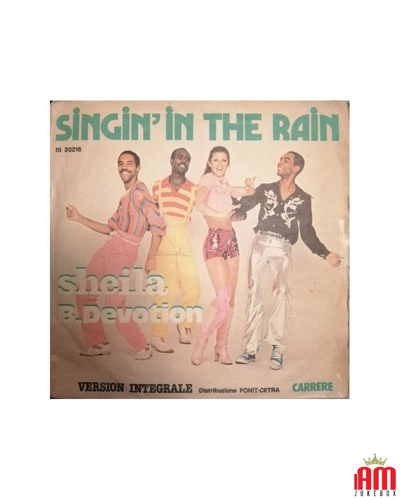 Singin' In The Rain [Sheila & B. Devotion] - Vinyl 7", 45 RPM