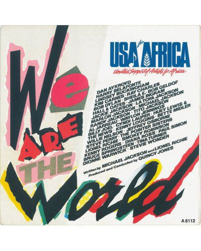 We Are The World [USA For Africa] - Vinyl 7", 45 RPM, Single, Stereo