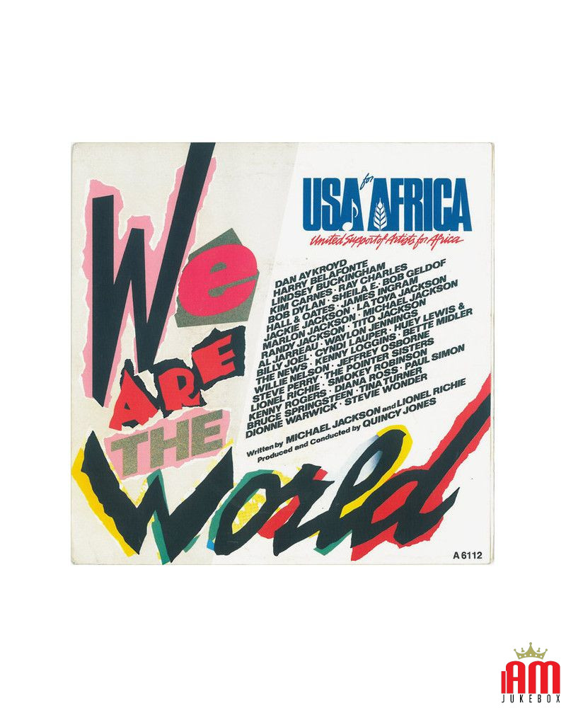 We Are The World [USA For Africa] - Vinyl 7", 45 RPM, Single, Stereo