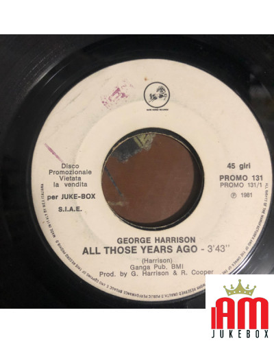 All diese Jahre sind die Welt [George Harrison,...] - Vinyl 7, 45 RPM, Jukebox, Promo [product.brand] 1 - Shop I'm Jukebox 