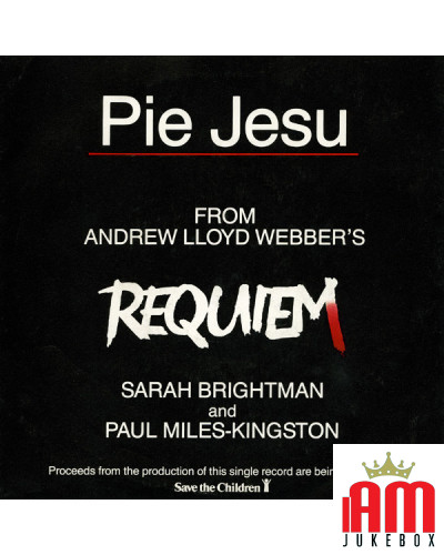 Pie Jesu [Sarah Brightman,...] - Vinyl 7", 45 RPM, Single, Stereo [product.brand] 1 - Shop I'm Jukebox 