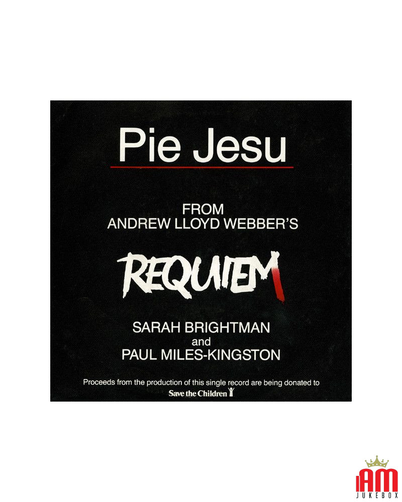 Pie Jesu [Sarah Brightman,...] - Vinyl 7", 45 RPM, Single, Stereo