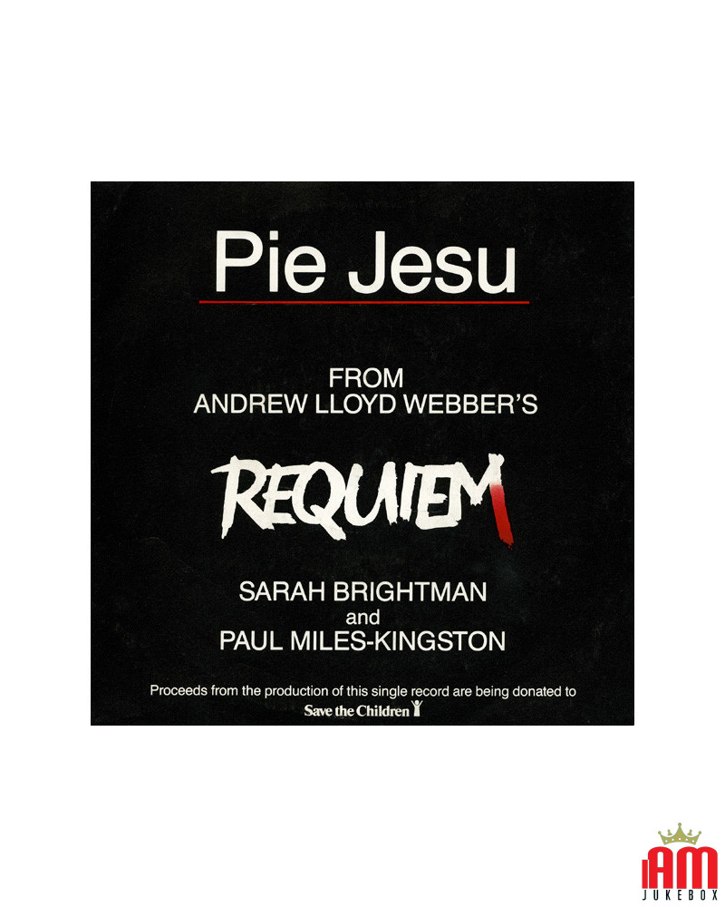 Pie Jesu [Sarah Brightman,...] - Vinyl 7", 45 RPM, Single, Stereo [product.brand] 1 - Shop I'm Jukebox 