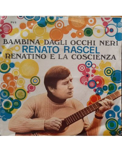 Bambina Dagli Occhi Neri   Renatino E La Coscienza [Renato Rascel] - Vinyl 7", 45 RPM, Promo