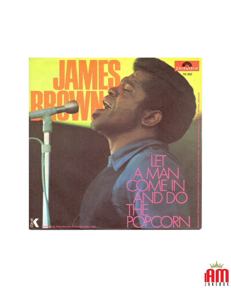 Let A Man Come In And Do The Popcorn [James Brown] - Vinyl 7", 45 RPM, Single, Stereo [product.brand] 1 - Shop I'm Jukebox 