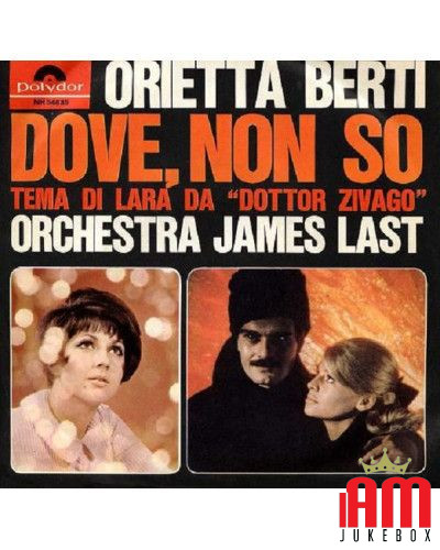 Dove, Non So [Orietta Berti] - Vinyl 7", 45 RPM, Mono