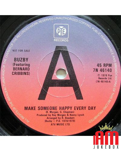 Make Someone Happy Every Day [Buzby,...] - Vinyl 7", 45 RPM, Single, Promo