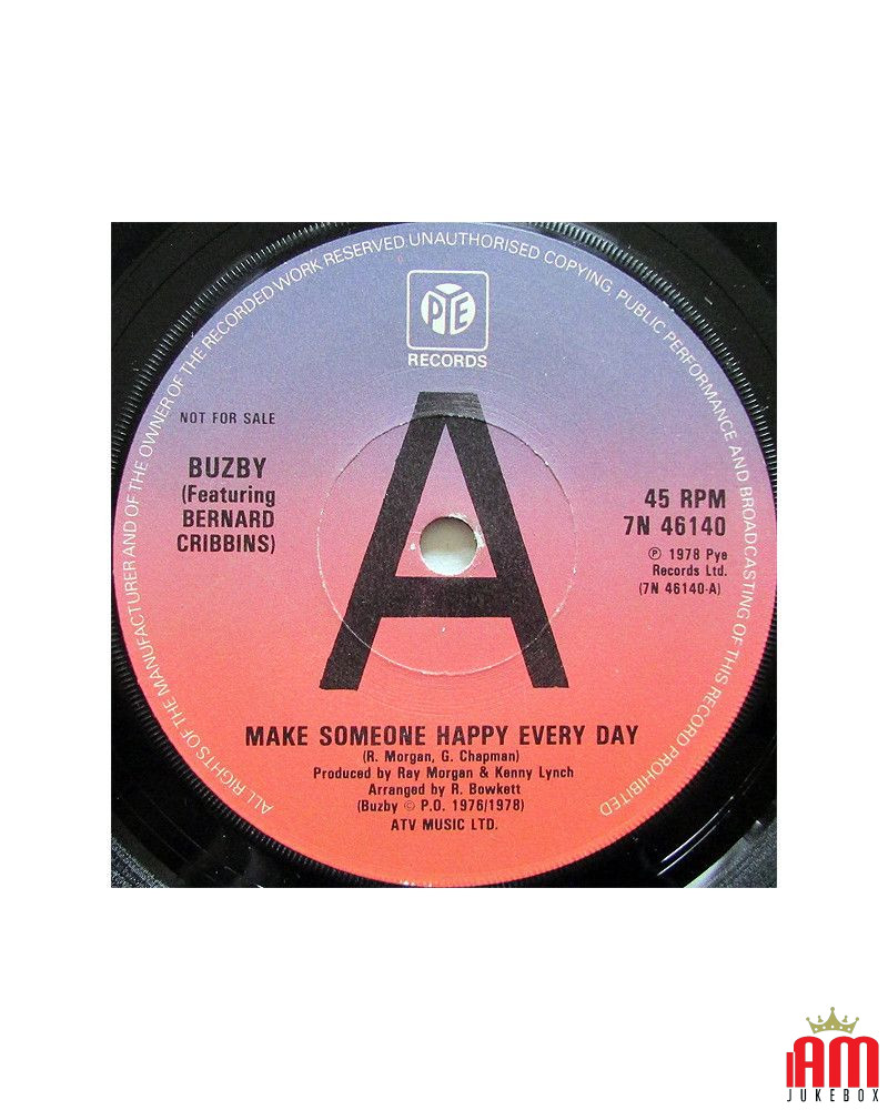 Make Someone Happy Every Day [Buzby,...] - Vinyl 7", 45 RPM, Single, Promo