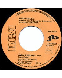 Anna E Marco   Silvia [Lucio Dalla,...] - Vinyl 7", 45 RPM, Jukebox, Stereo