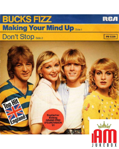 Making Your Mind Up [Bucks Fizz] - Vinyl 7", 45 RPM, Single, Stereo [product.brand] 1 - Shop I'm Jukebox 