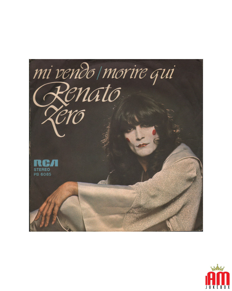 Mi Vendo Morire Qui [Renato Zero] - Vinyl 7", 45 RPM, Stereo [product.brand] 1 - Shop I'm Jukebox 