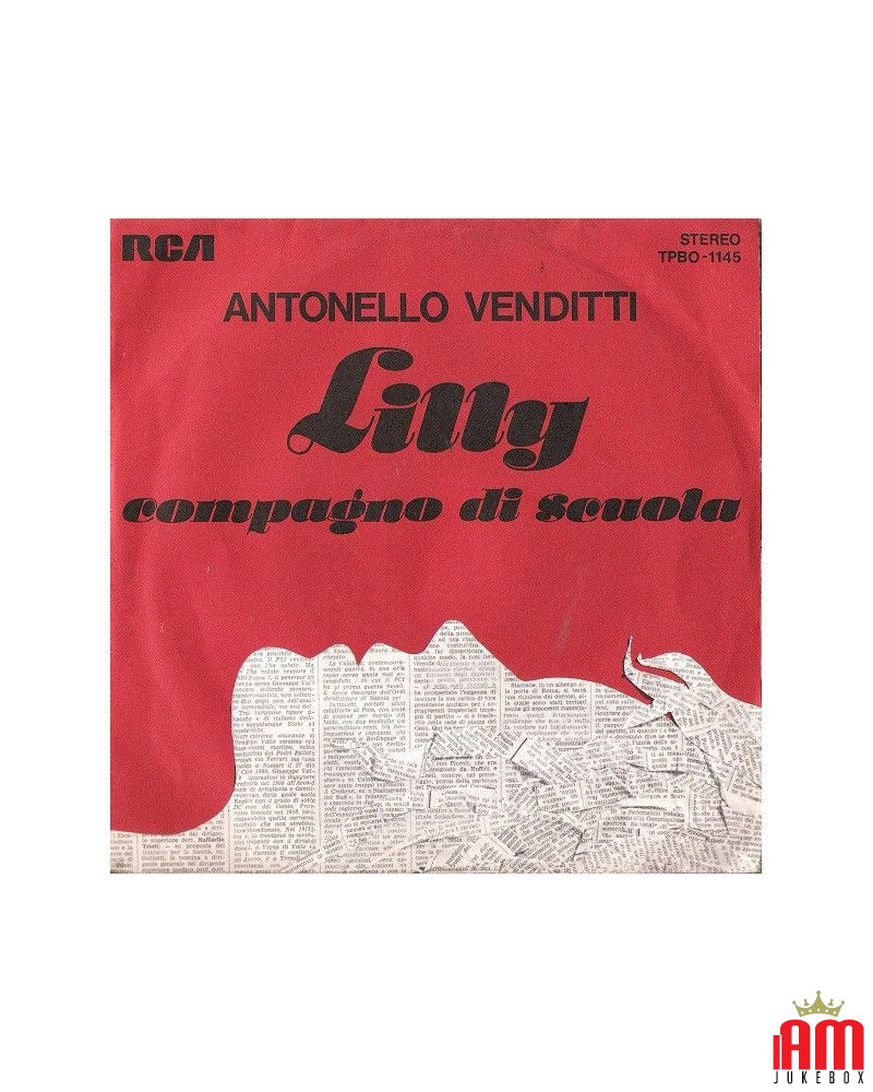 Lilly  [Antonello Venditti] - Vinyl 7", 45 RPM