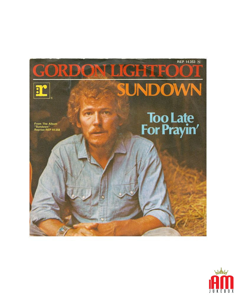 Sundown [Gordon Lightfoot] - Vinyl 7", 45 RPM, Single