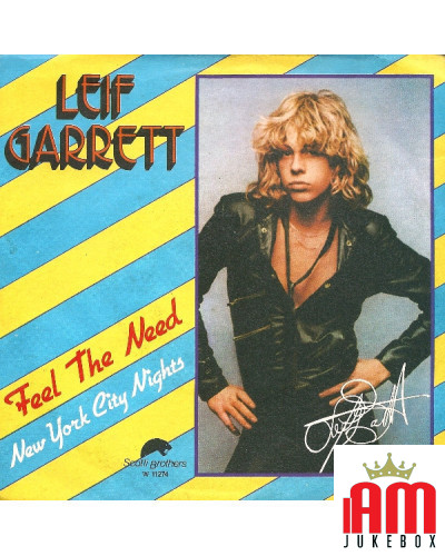 Feel The Need New York City Nights [Leif Garrett] - Vinyl 7", 45 RPM, Stereo [product.brand] 1 - Shop I'm Jukebox 