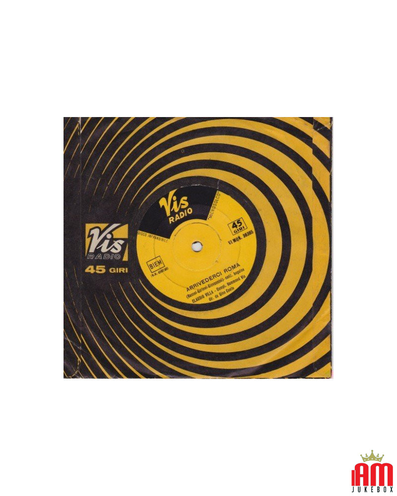 Samba Alla Fiorentina Arrivederci Roma [Claudio Villa] - Vinyl 7", 45 RPM [product.brand] 1 - Shop I'm Jukebox 