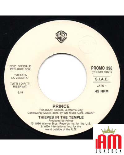 Diebe im Tempel Wir tanzen auf der Welt [Prince,...] - Vinyl 7, Promo [product.brand] 1 - Shop I'm Jukebox 