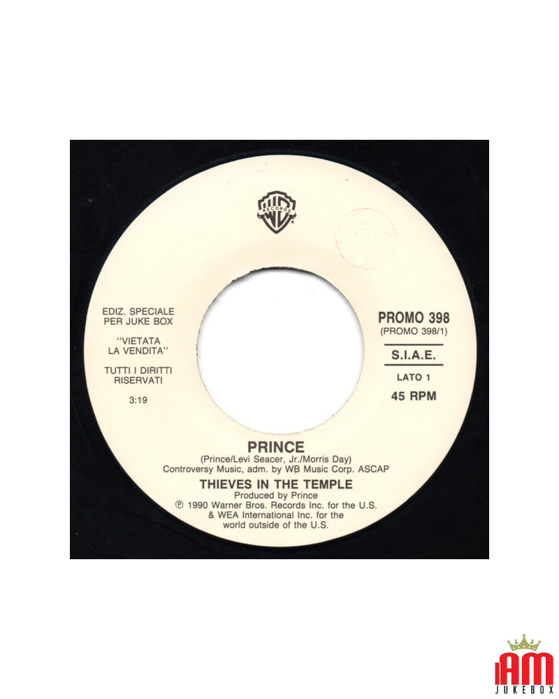 Diebe im Tempel Wir tanzen auf der Welt [Prince,...] - Vinyl 7, Promo [product.brand] 1 - Shop I'm Jukebox 