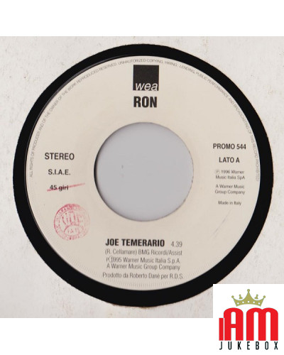 Joe Temerario You Oughta Know [Ron (16),...] - Vinyl 7", 45 RPM, Jukebox, Promo [product.brand] 1 - Shop I'm Jukebox 