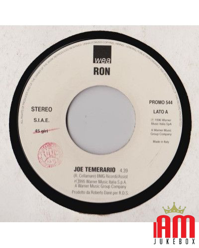 Joe Temerario   You Oughta Know [Ron (16),...] - Vinyl 7", 45 RPM, Jukebox, Promo