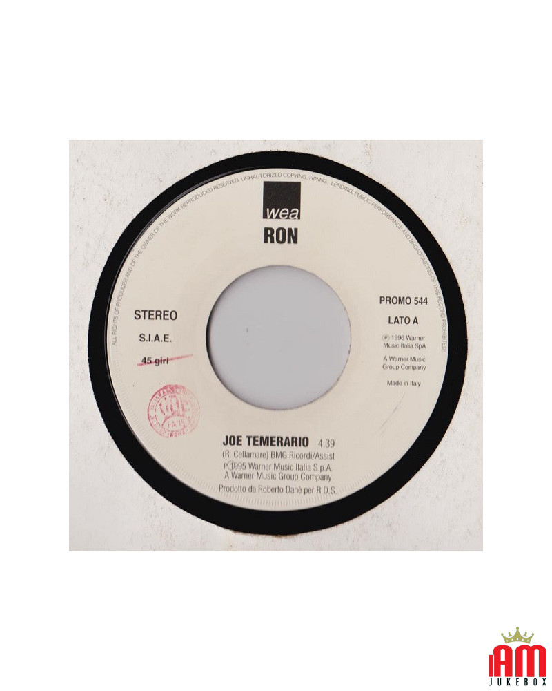 Joe Temerario You Oughta Know [Ron (16),...] - Vinyl 7", 45 RPM, Jukebox, Promo [product.brand] 1 - Shop I'm Jukebox 