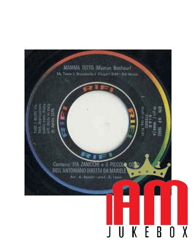 Mamma Tutto   Maman Bonheur [Iva Zanicchi,...] - Vinyl 7", 45 RPM, Stereo