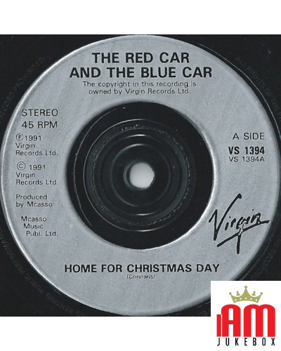 Home For Christmas Day [The Red Car And The Blue Car] - Vinyl 7", 45 RPM [product.brand] 1 - Shop I'm Jukebox 