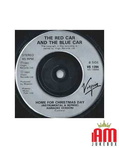 Home For Christmas Day [The Red Car And The Blue Car] - Vinyl 7", 45 RPM [product.brand] 1 - Shop I'm Jukebox 