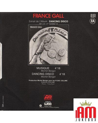 Musique [France Gall] - Vinyl 7", 45 RPM, Single, Stereo [product.brand] 1 - Shop I'm Jukebox 