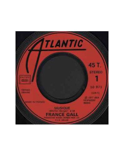 Musique [France Gall] - Vinyl 7", 45 RPM, Single, Stereo [product.brand] 1 - Shop I'm Jukebox 